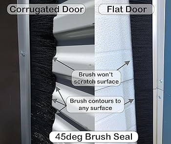 garage door brush seal kit