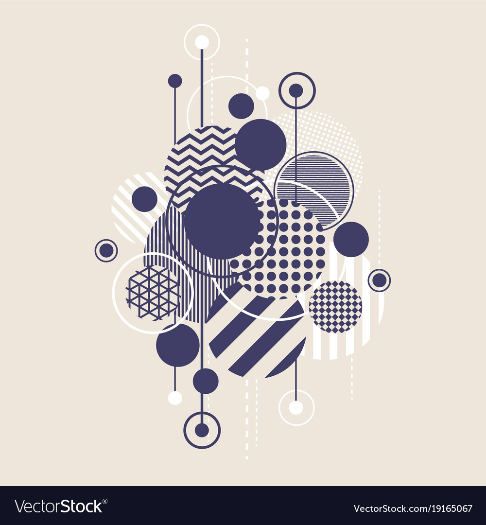 modern geometric vector