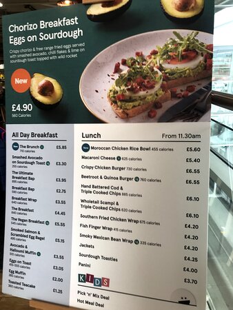 tesco cafe breakfast menu