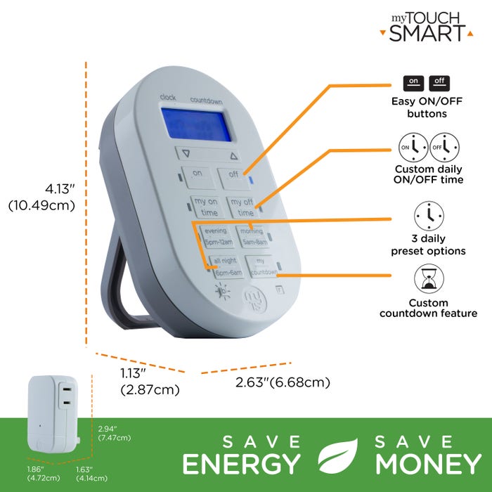 mytouchsmart timer how to set