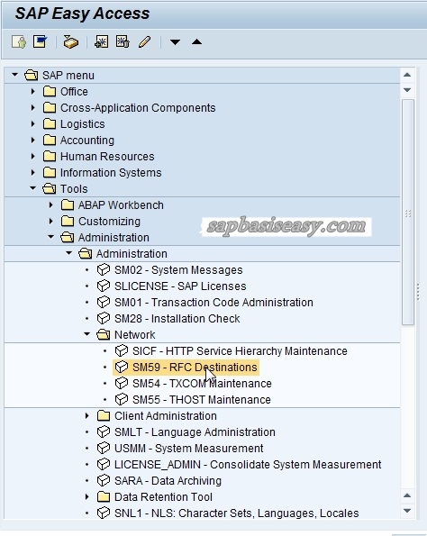 sap rfc connection