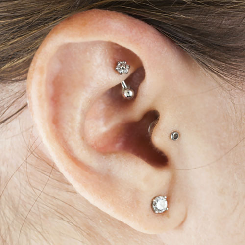 faux rook piercing