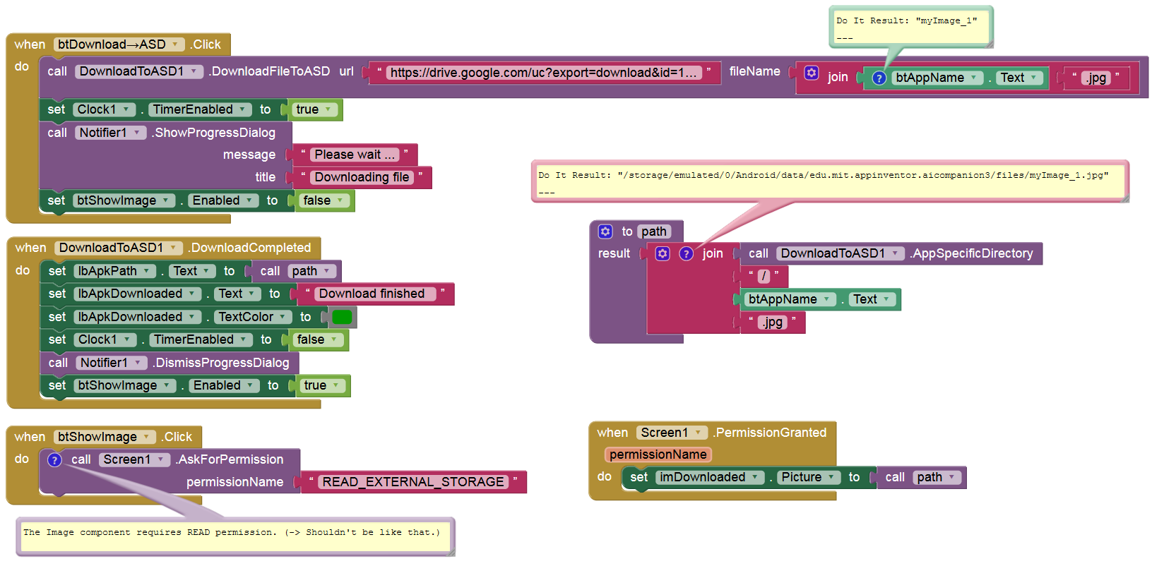 mit app inventor 2 extensions download