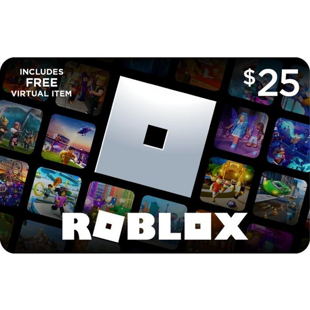 how much is the 25 robux gift card