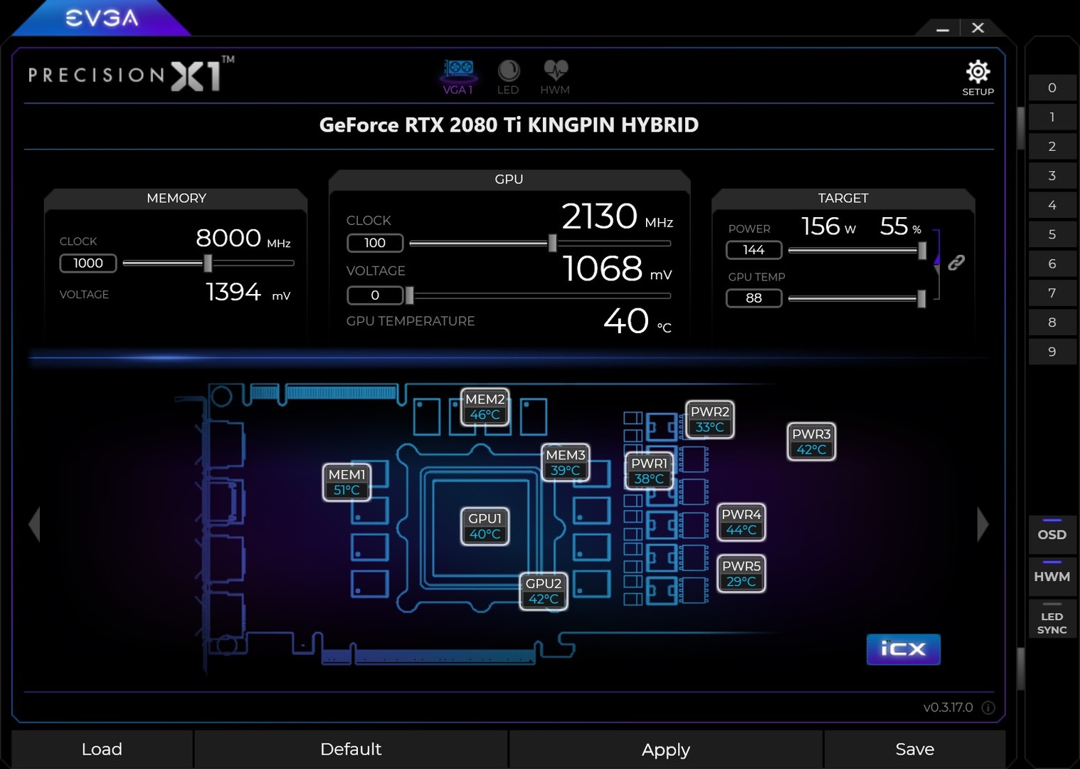 evga precision x1