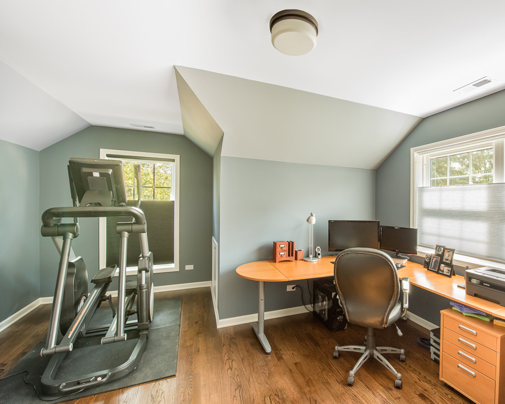 office and workout room ideas