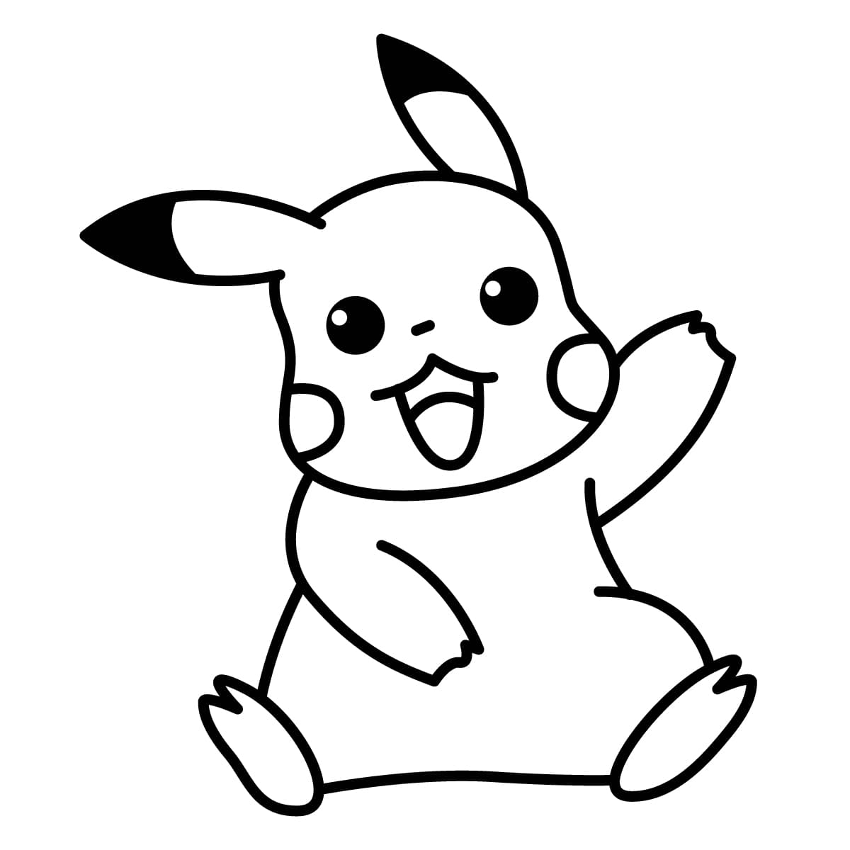 dibujos para colorear pikachu