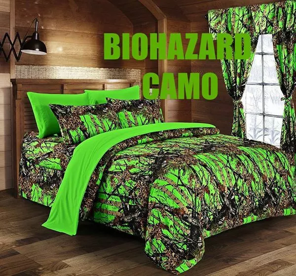 camouflage bedding