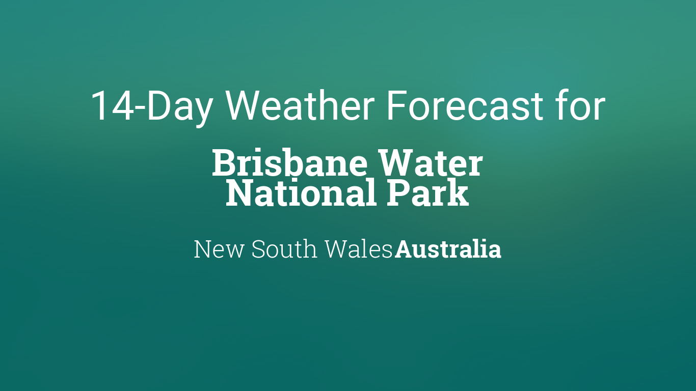 weather brisbane forecast 14 days