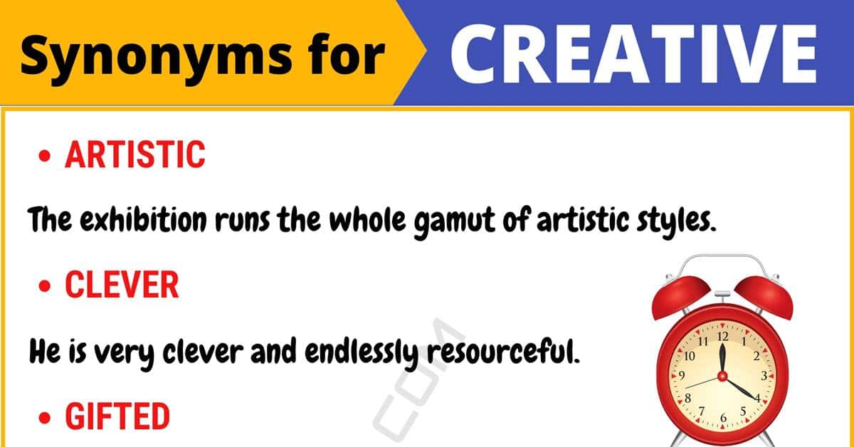 synonyms of creatively