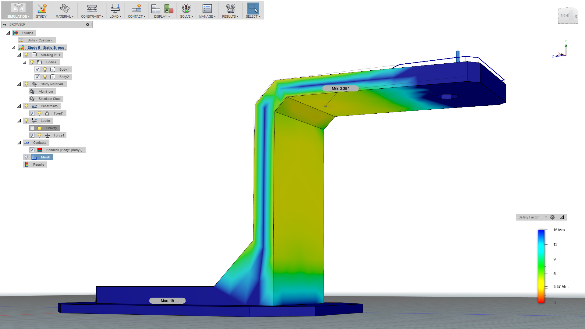 fea fusion 360