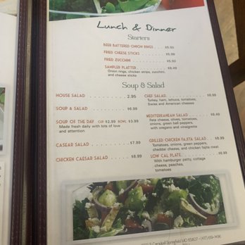 mead family restaurant menu