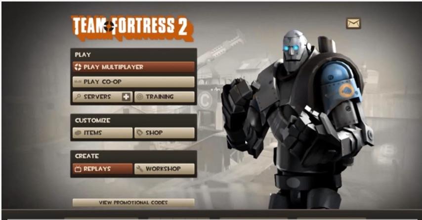 old tf2 menu