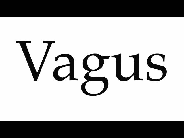 vagus nerve pronunciation