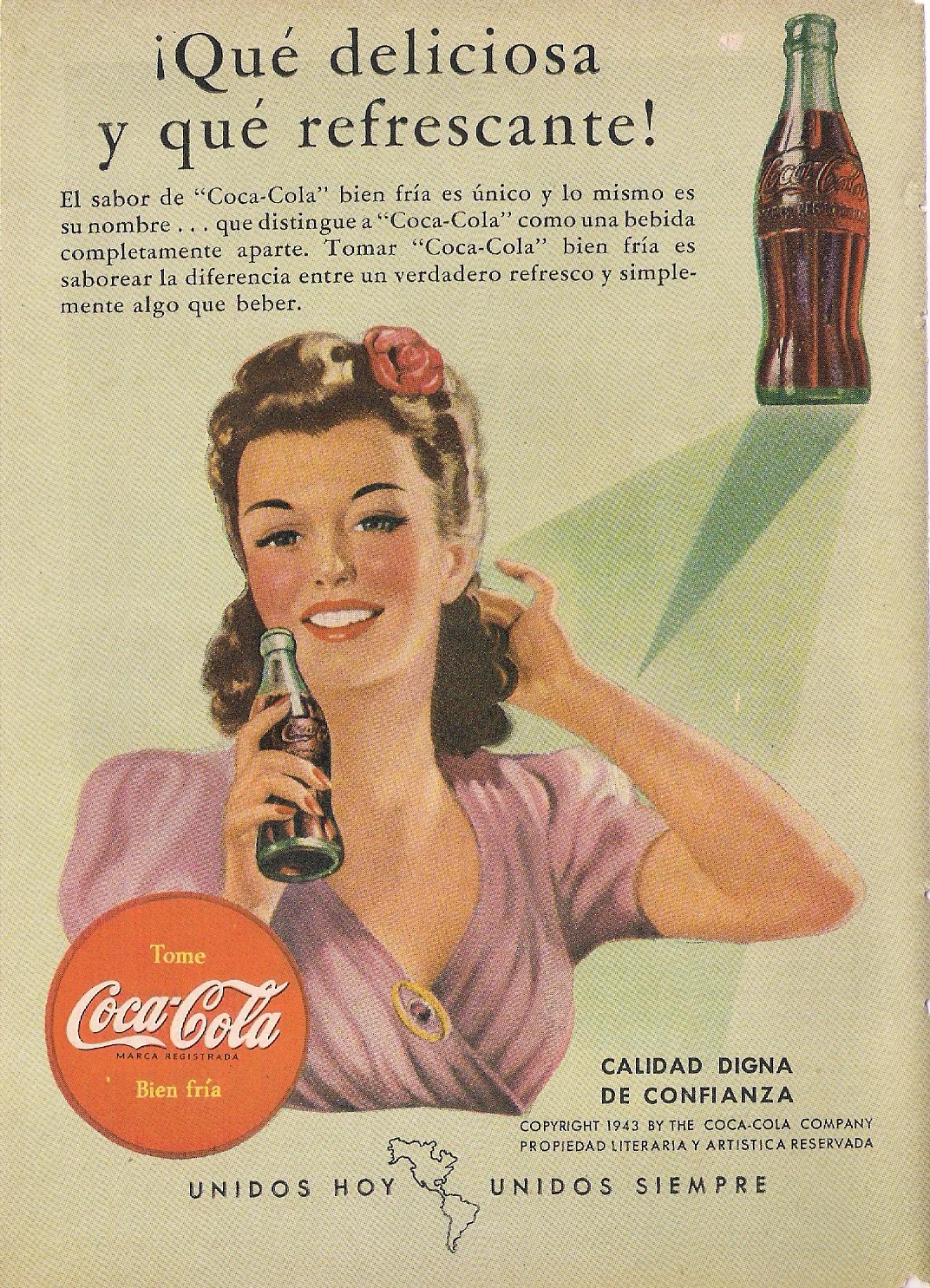 coca cola anuncios antiguos