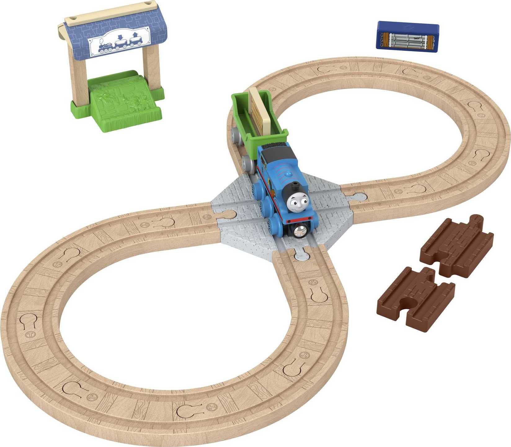 thomas the tank wooden train set