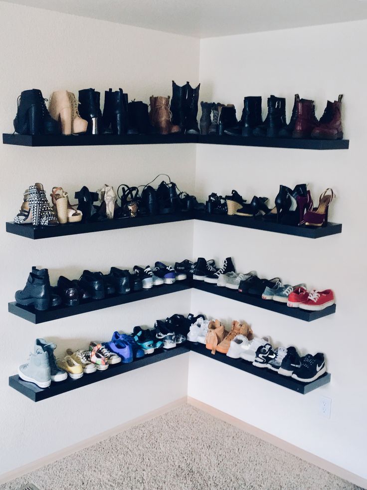 floating shoe shelves
