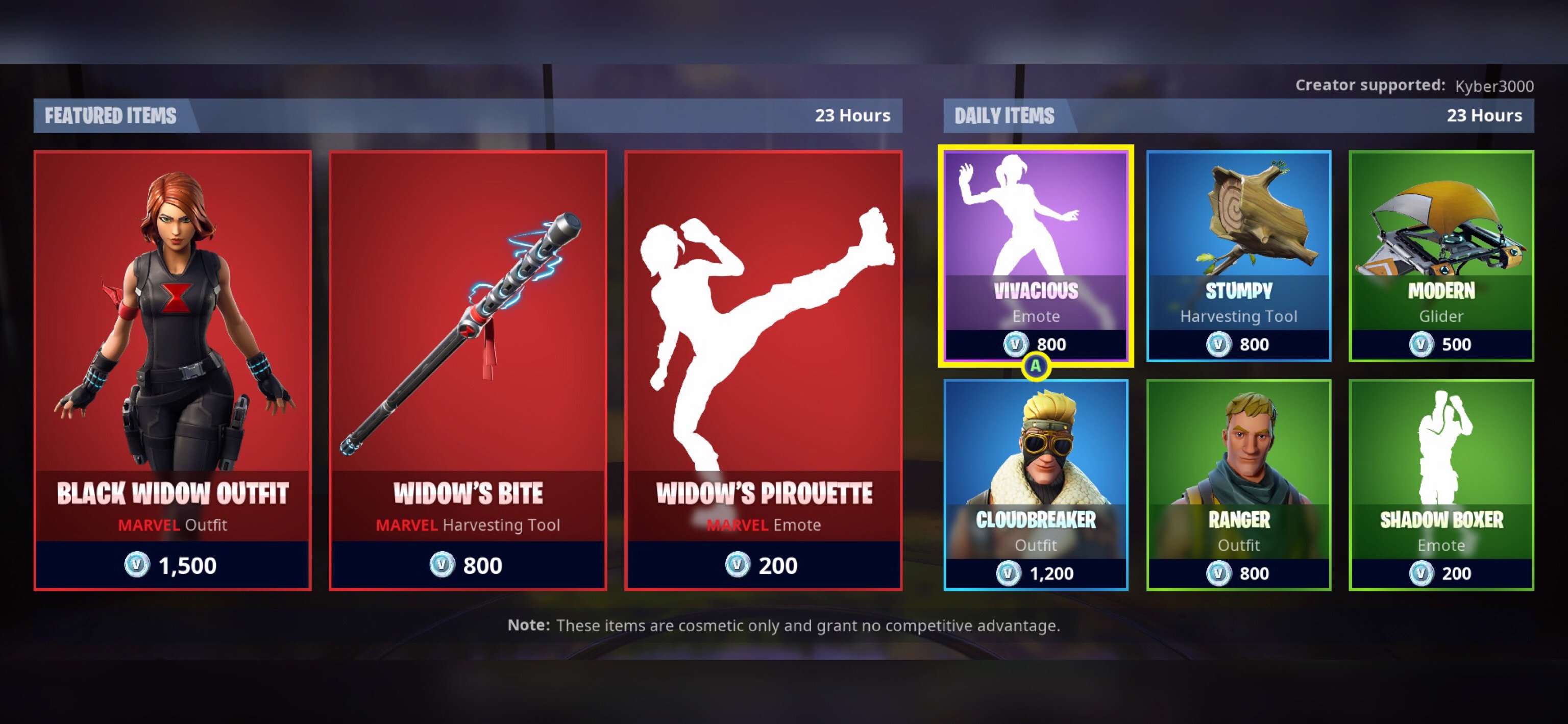 fortnite tracker item shop