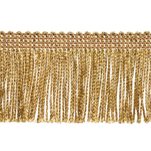 gold fringe material