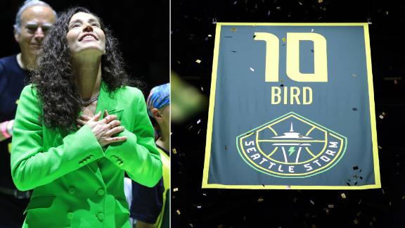 seattle storm sue bird jersey retirement