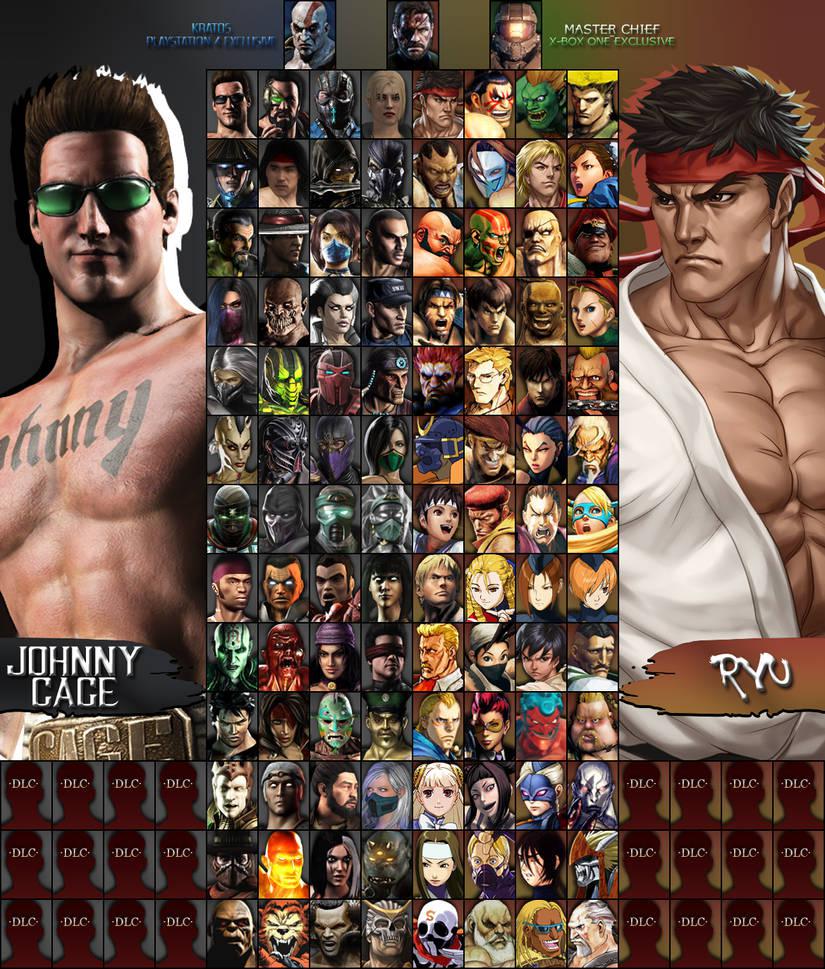 mortal kombat vs street fighter