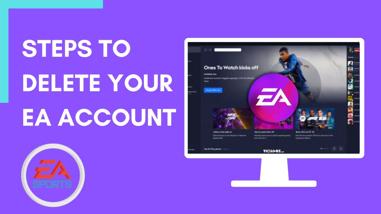 how to delete a ea account