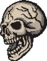 skull pixel art
