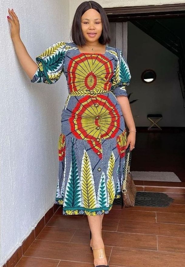 modern short african dresses