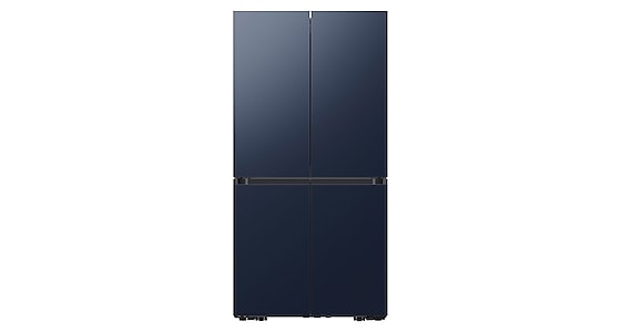 navy steel refrigerator