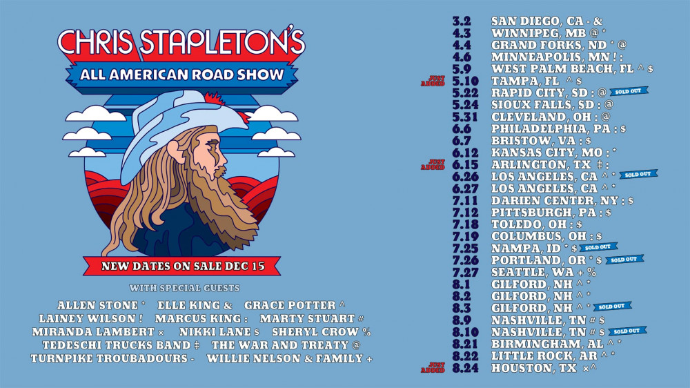 chris stapleton presale codes