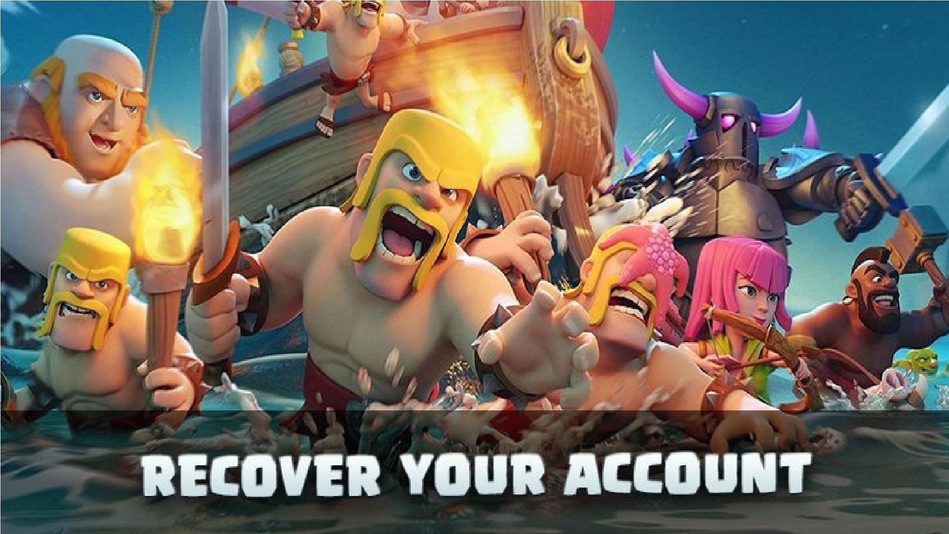 how do i recover my clash of clans account