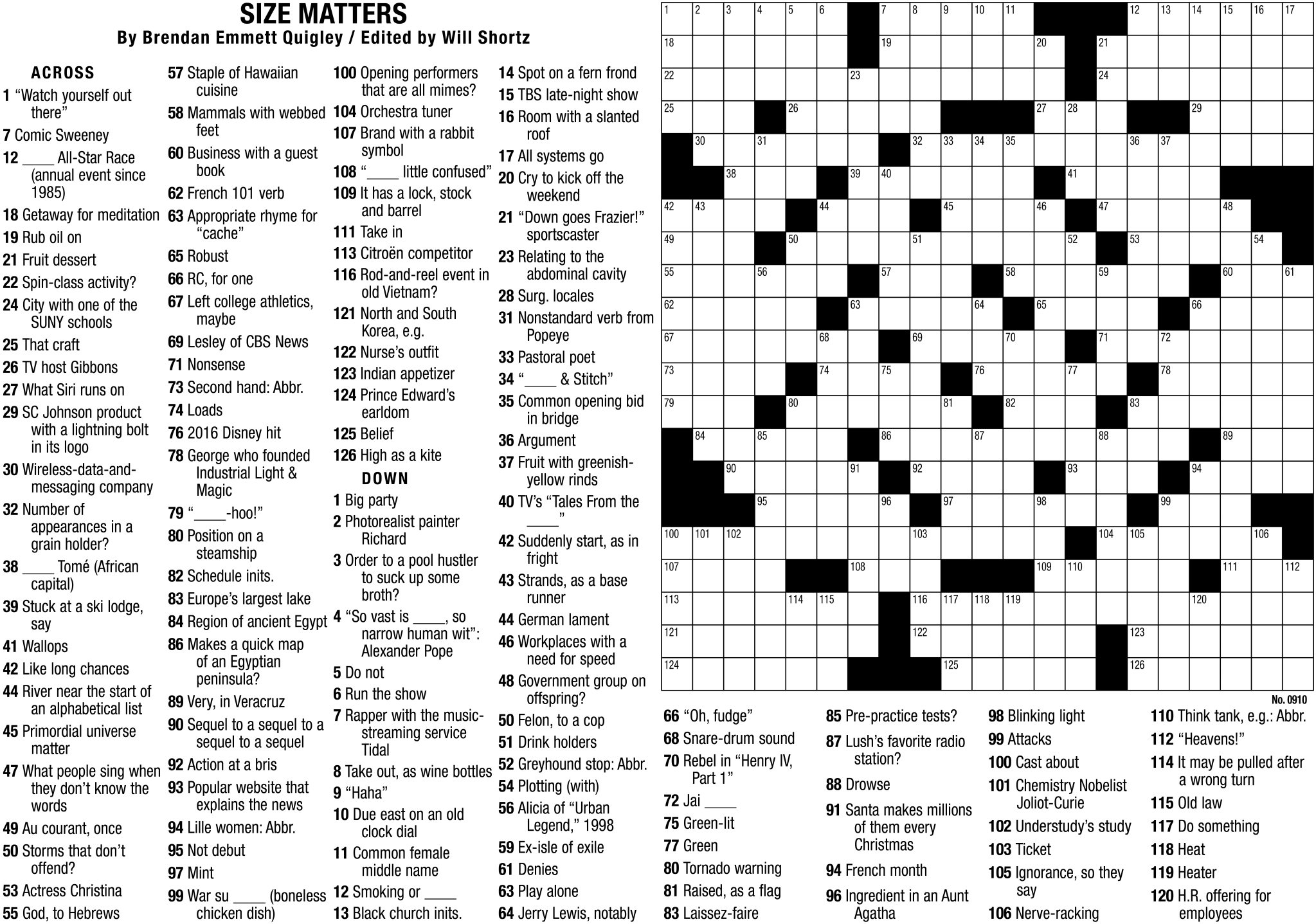 ny times crossword answers