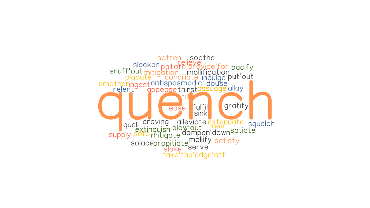 synonym of quenched