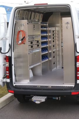 ford van shelving