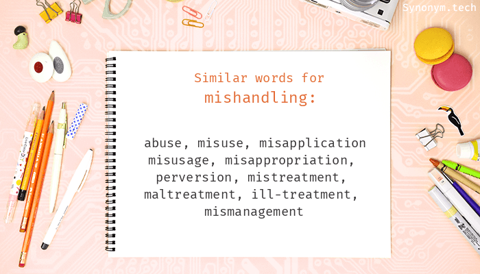 mishandling synonym