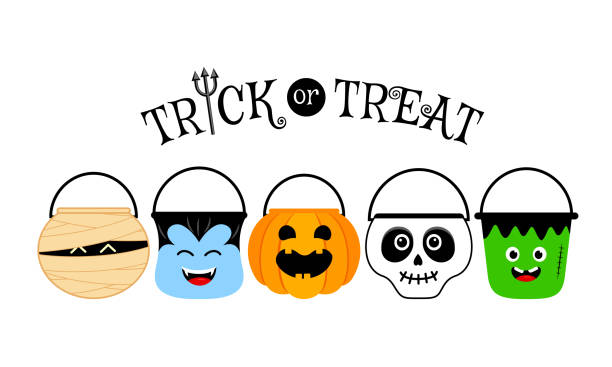 trick or treat vector