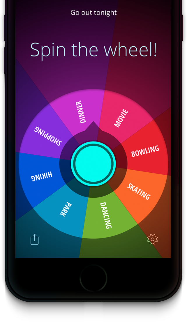 spinthewheel app