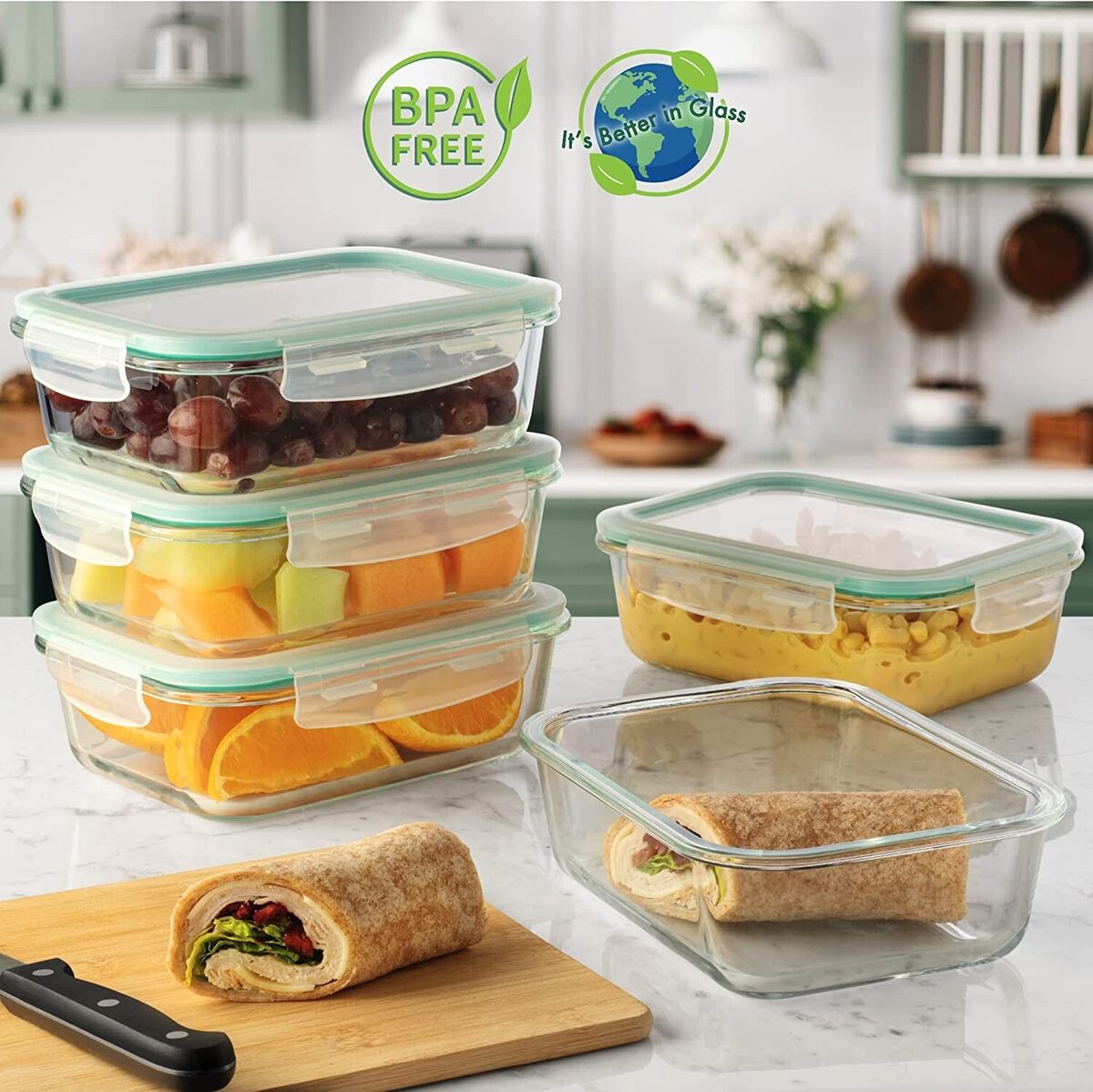 glass food storage containers