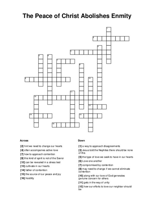enmity crossword clue 3 4