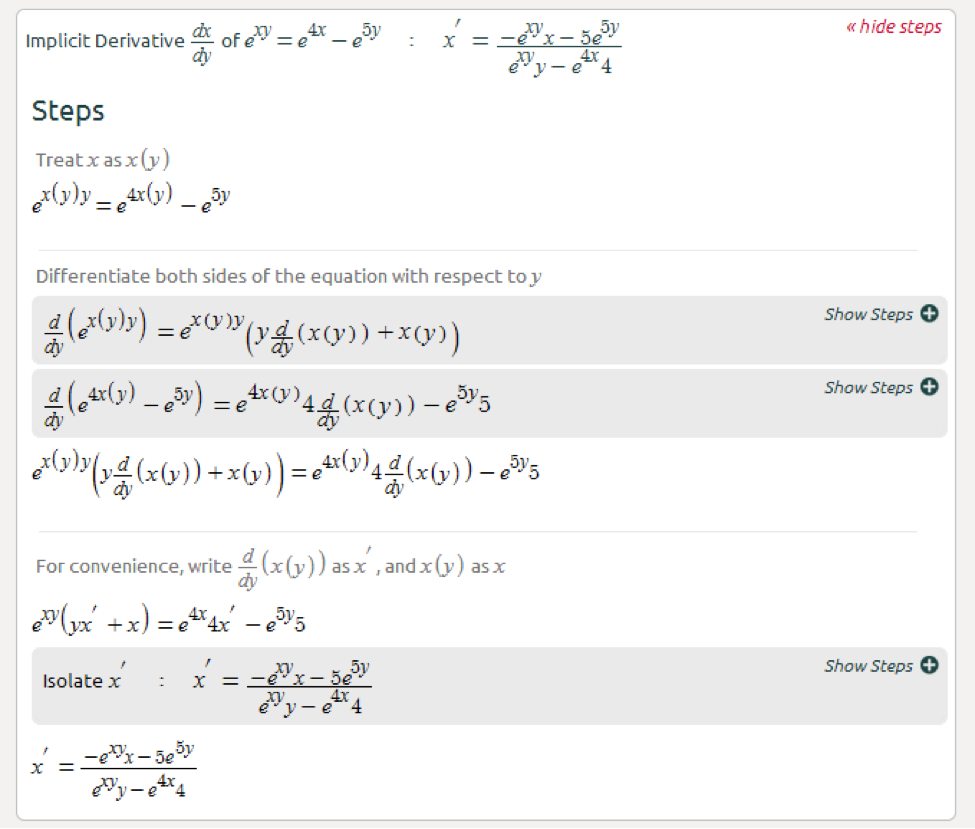 derivative calculator symbolab