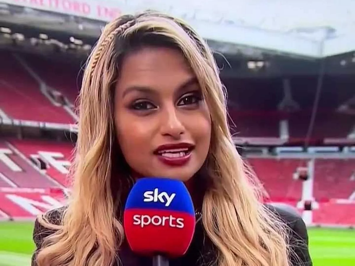 blonde sky sports reporter