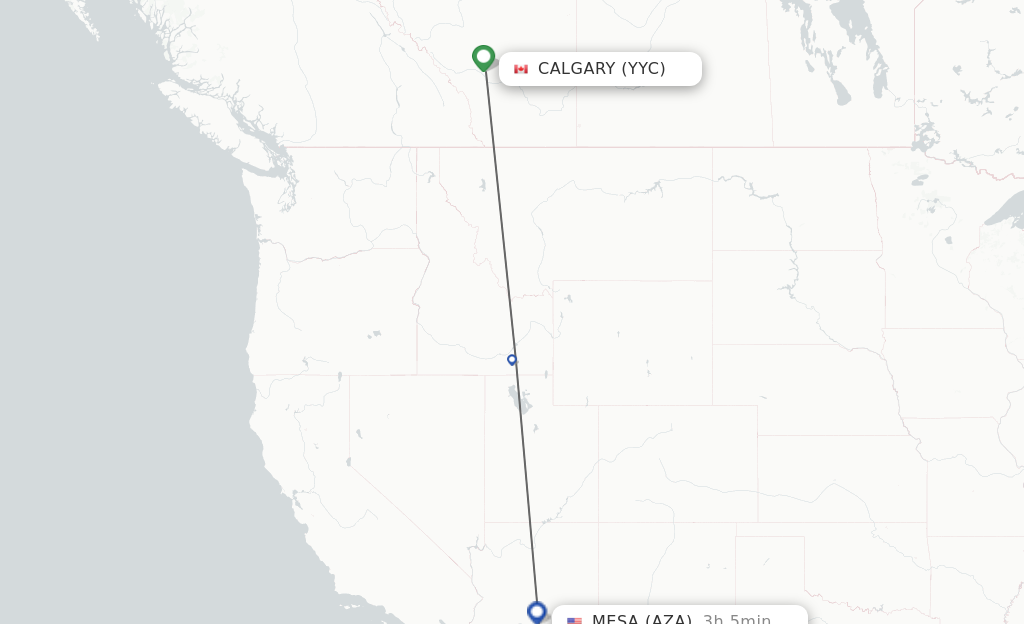 flights from calgary to phoenix arizona