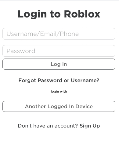 roblox quick login