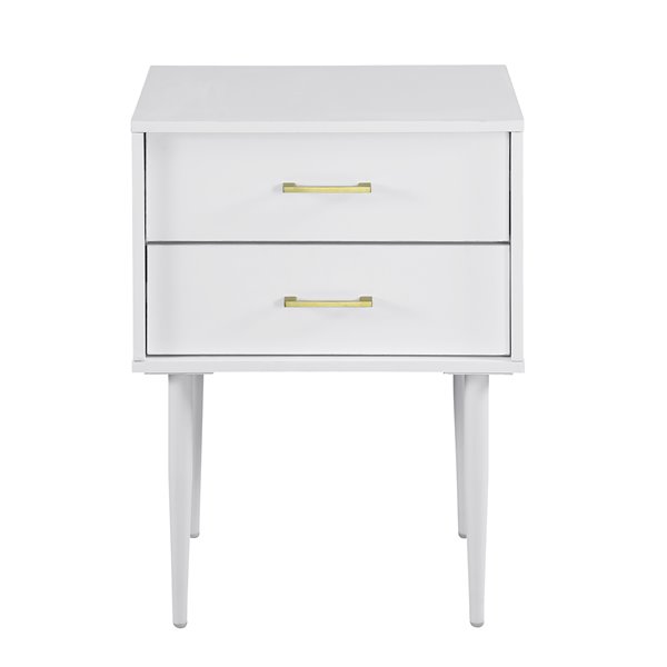 white bedside table canada