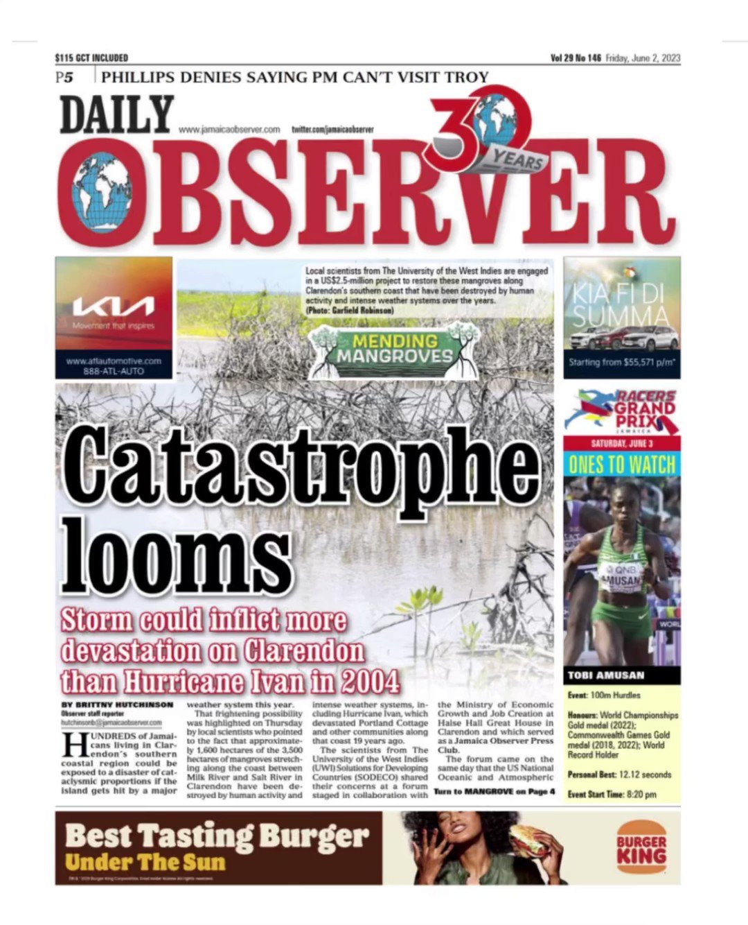 jamaica observer online news today