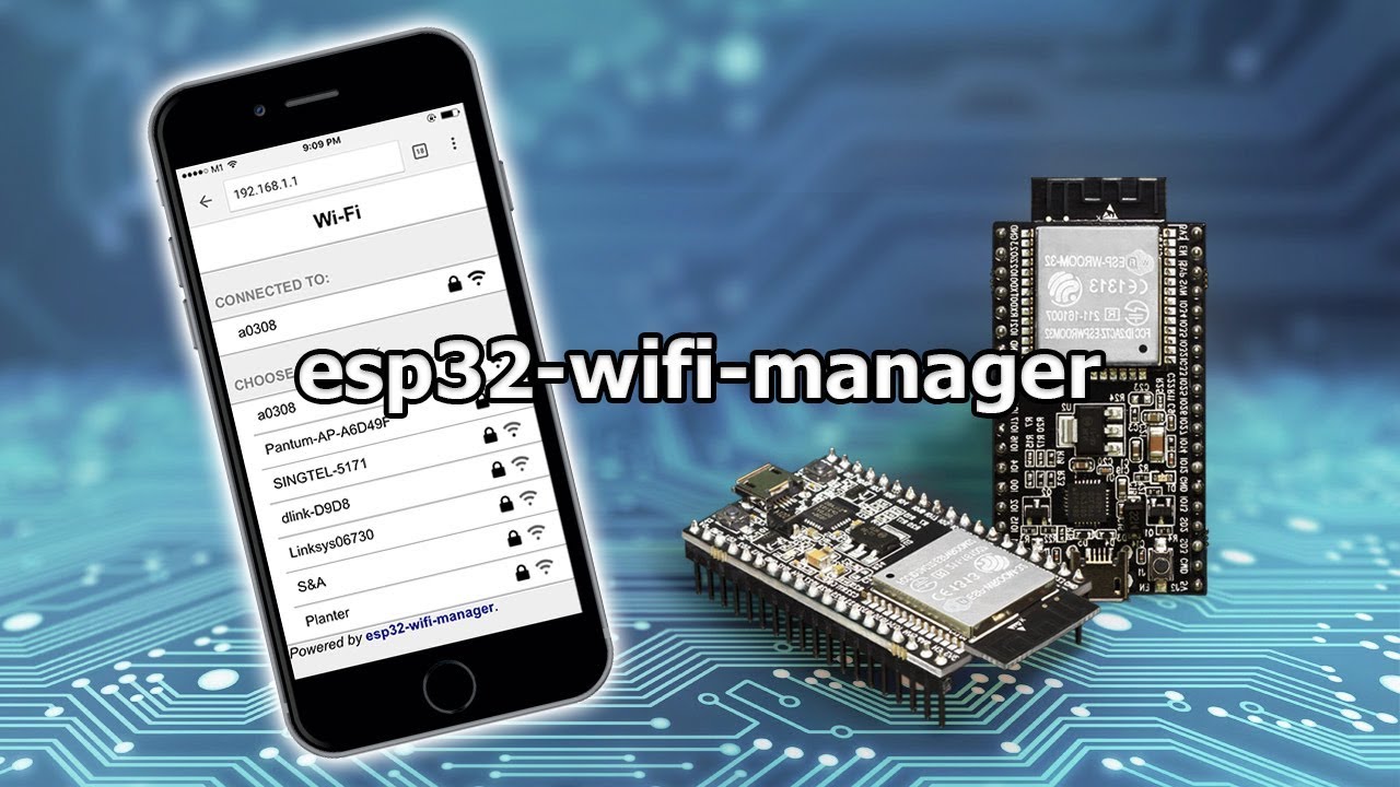 esp32 wifi manager