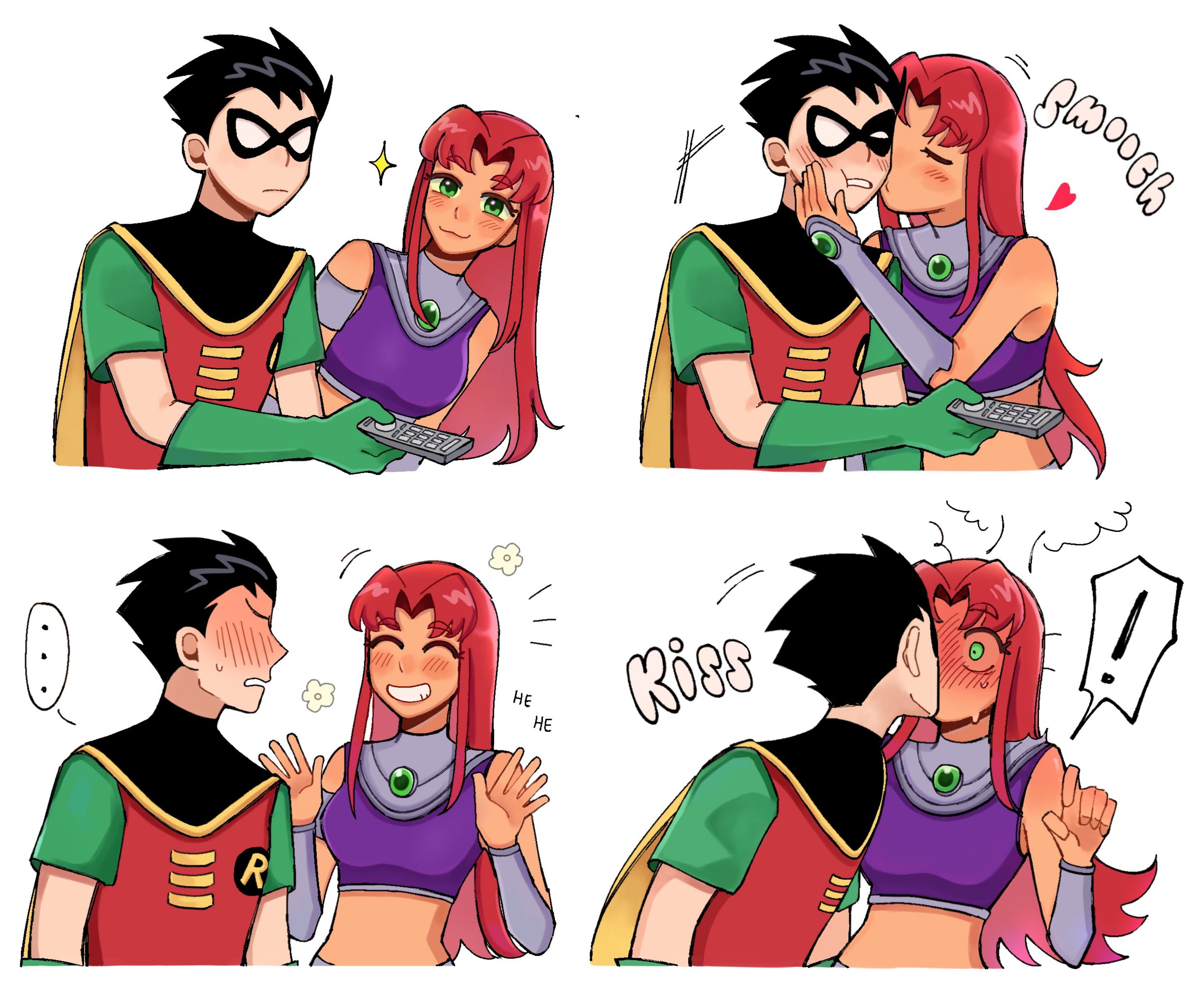 starfire and robin