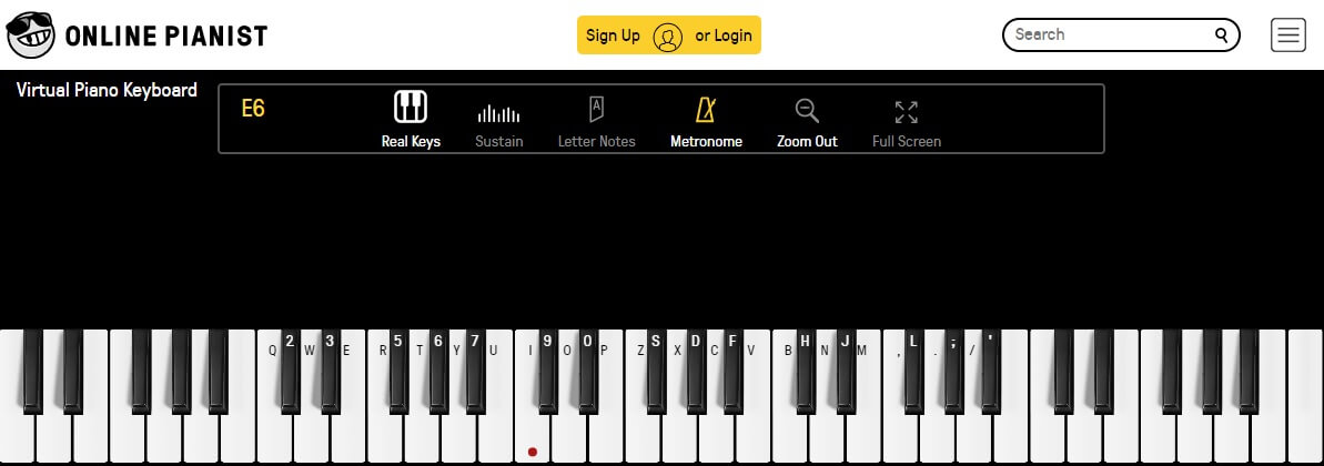 sheet piano virtual