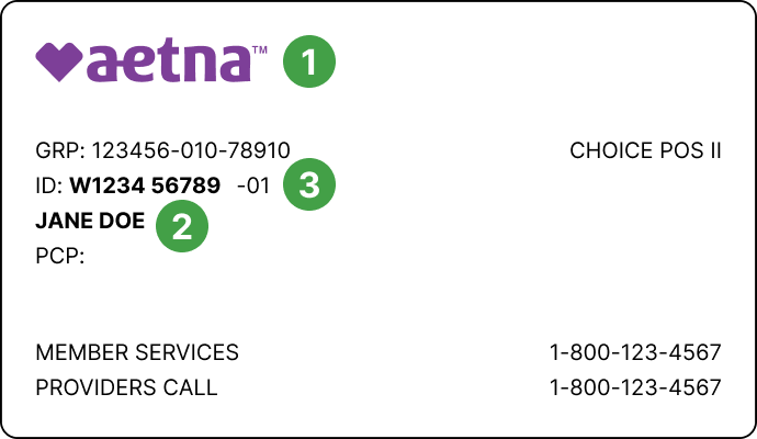 aetna member id card