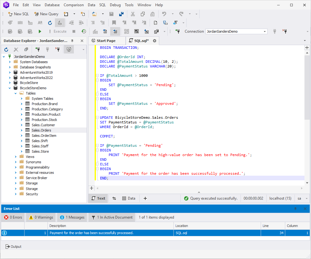 t sql if else